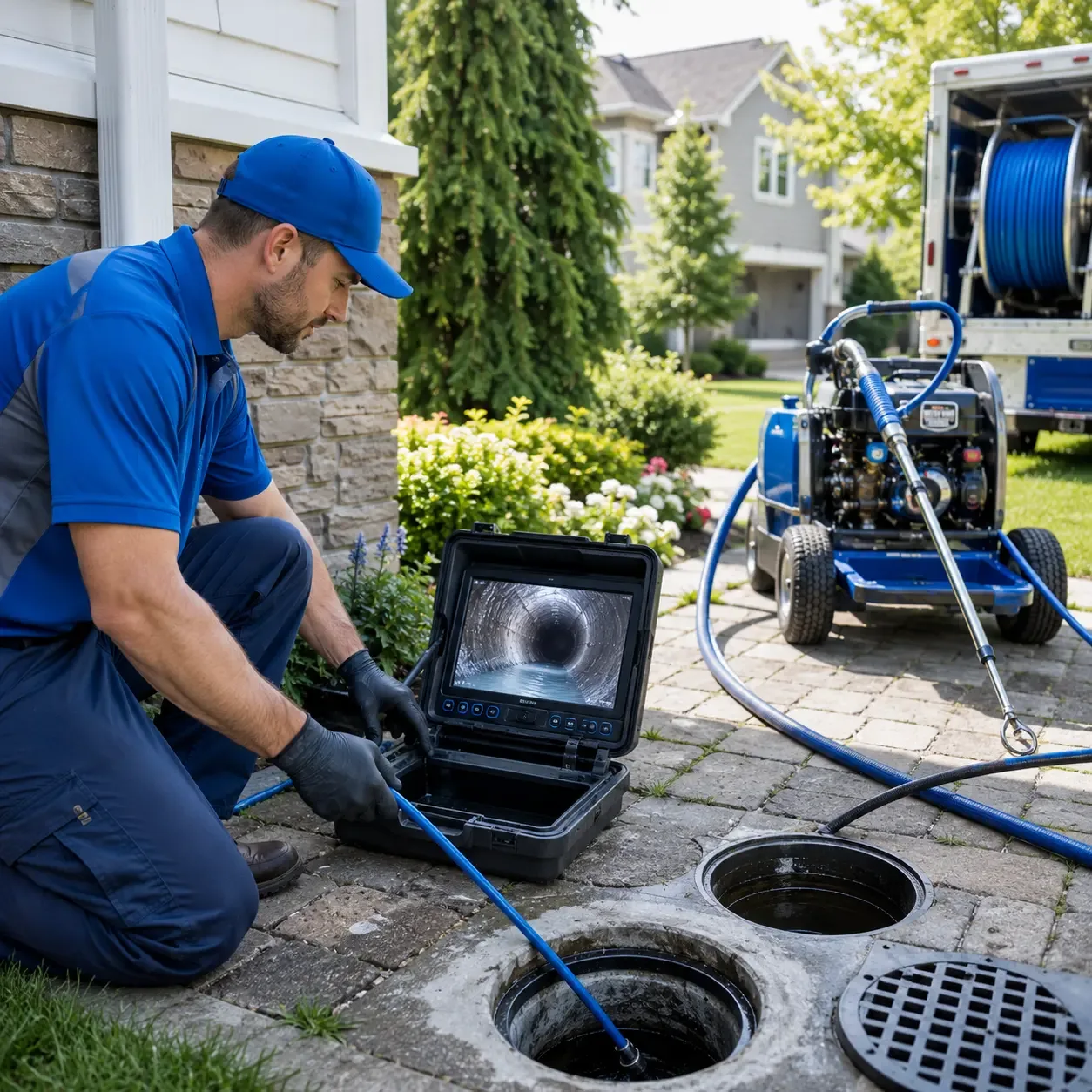 Outdoor drain cleaning professionals serving Castalia, IA
